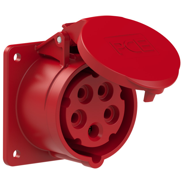 CEE stopcontact inbouw recht 5P/16A