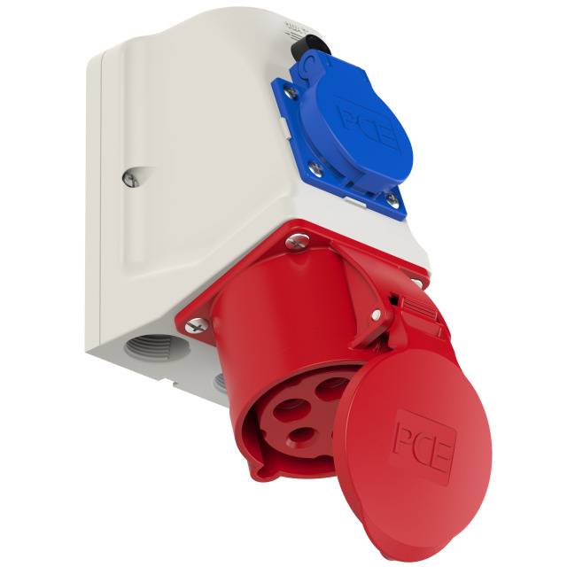CEE COMBI wandcontactdoos 5P/32A