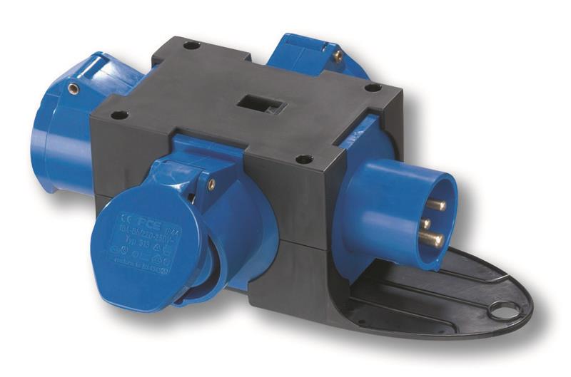 CEE 3P/16A splitter to 3x CEE 3P/16A - Expo Light bv