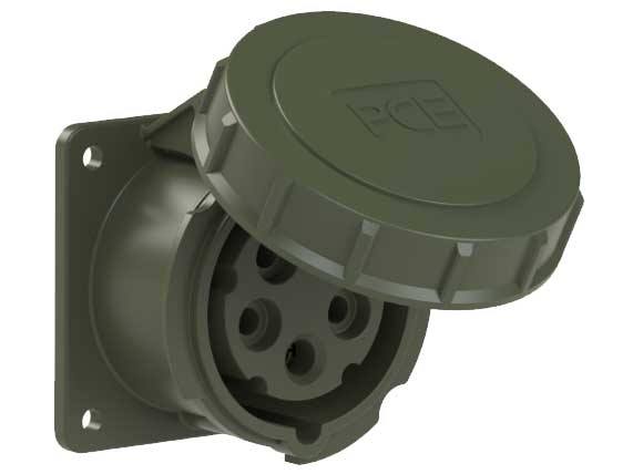 CEE Stopcontact inbouw recht 5P/16A IP67