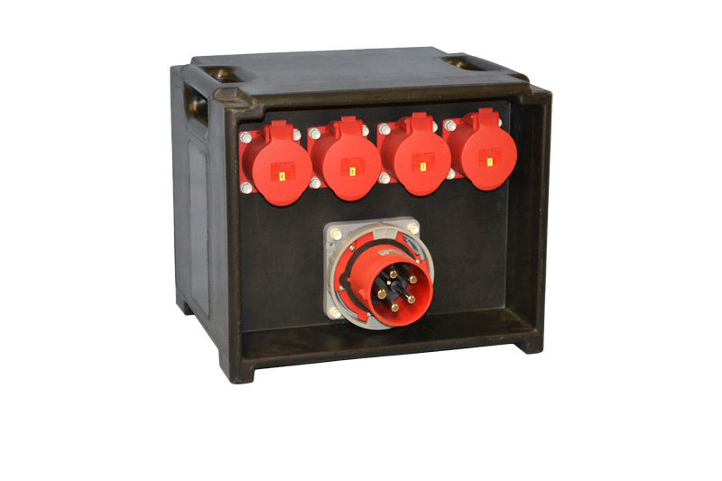 Splitter CEE 5P/125A naar 4x CEE 5P/32A