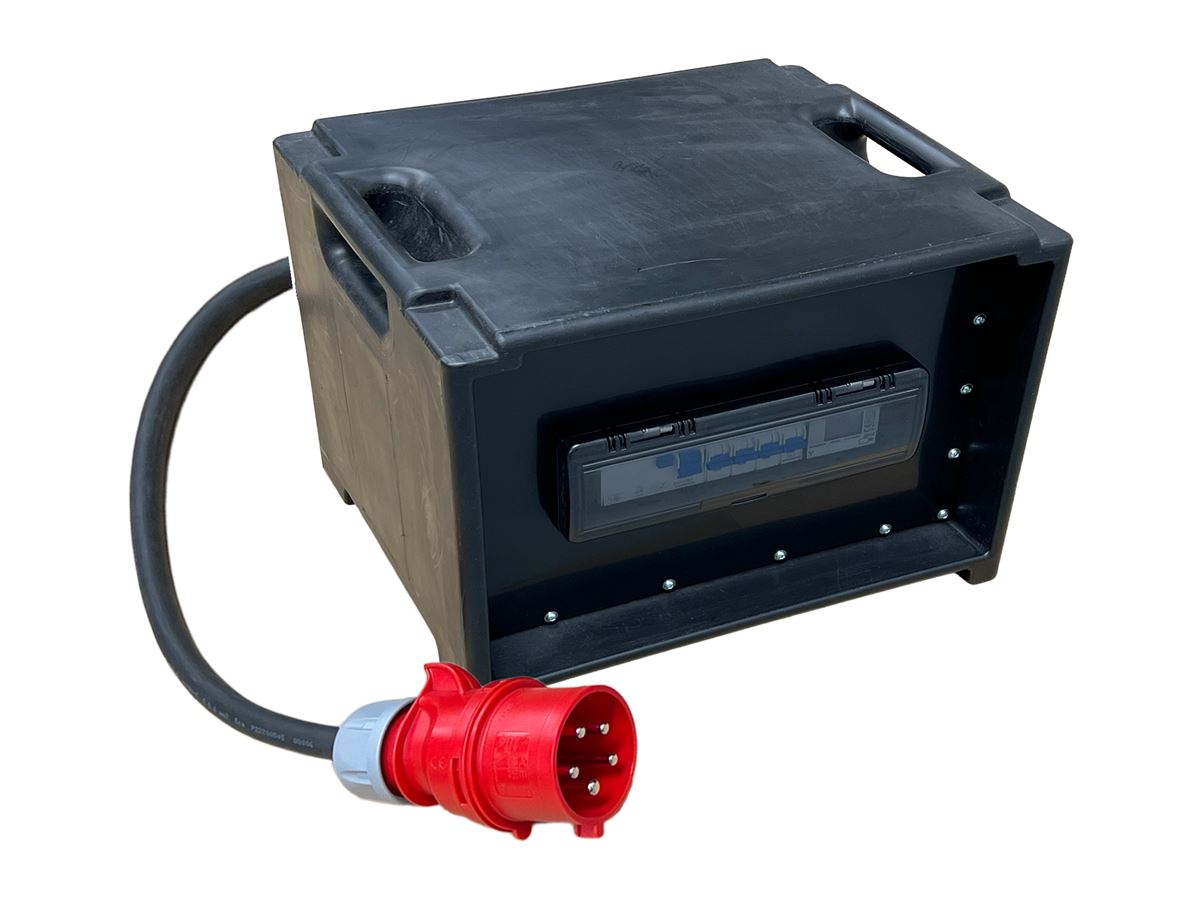 Verdeelkast 125A met kWh-meter en kabel