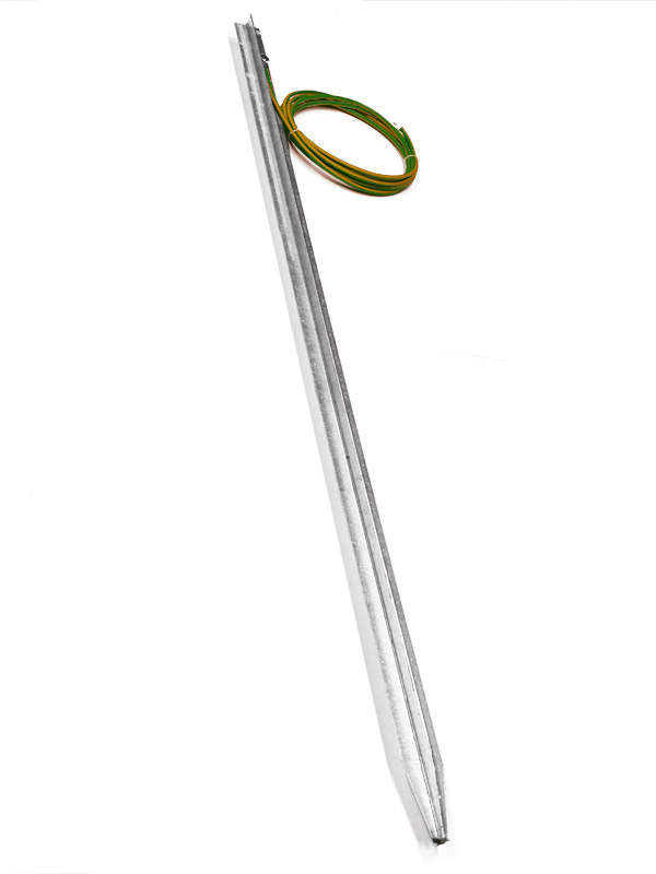 Aardingspen 1,5m + kabel 5m