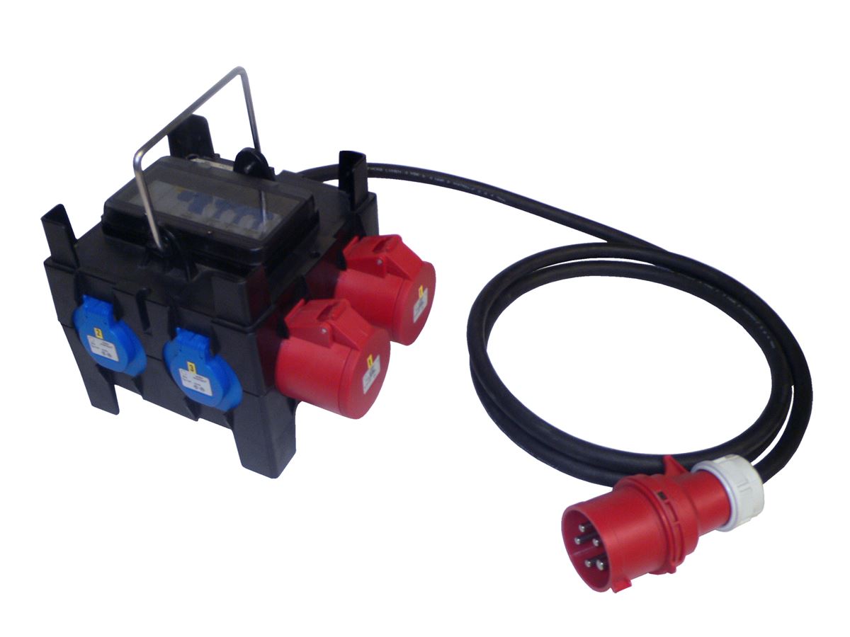 Verdeelblok 32A met kabel