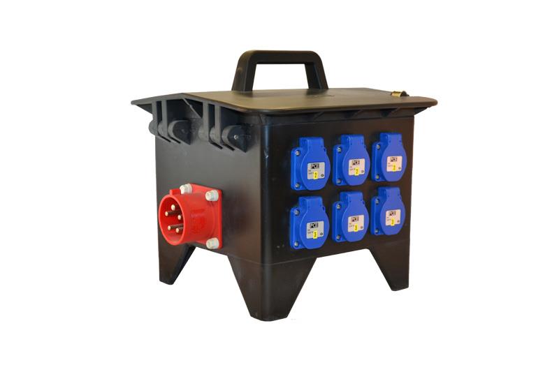 32A distribution box with handle - Expo Light bv