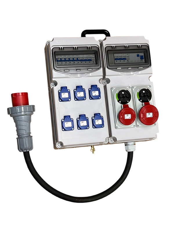 Verdeelkast 63A met handvat en kabel