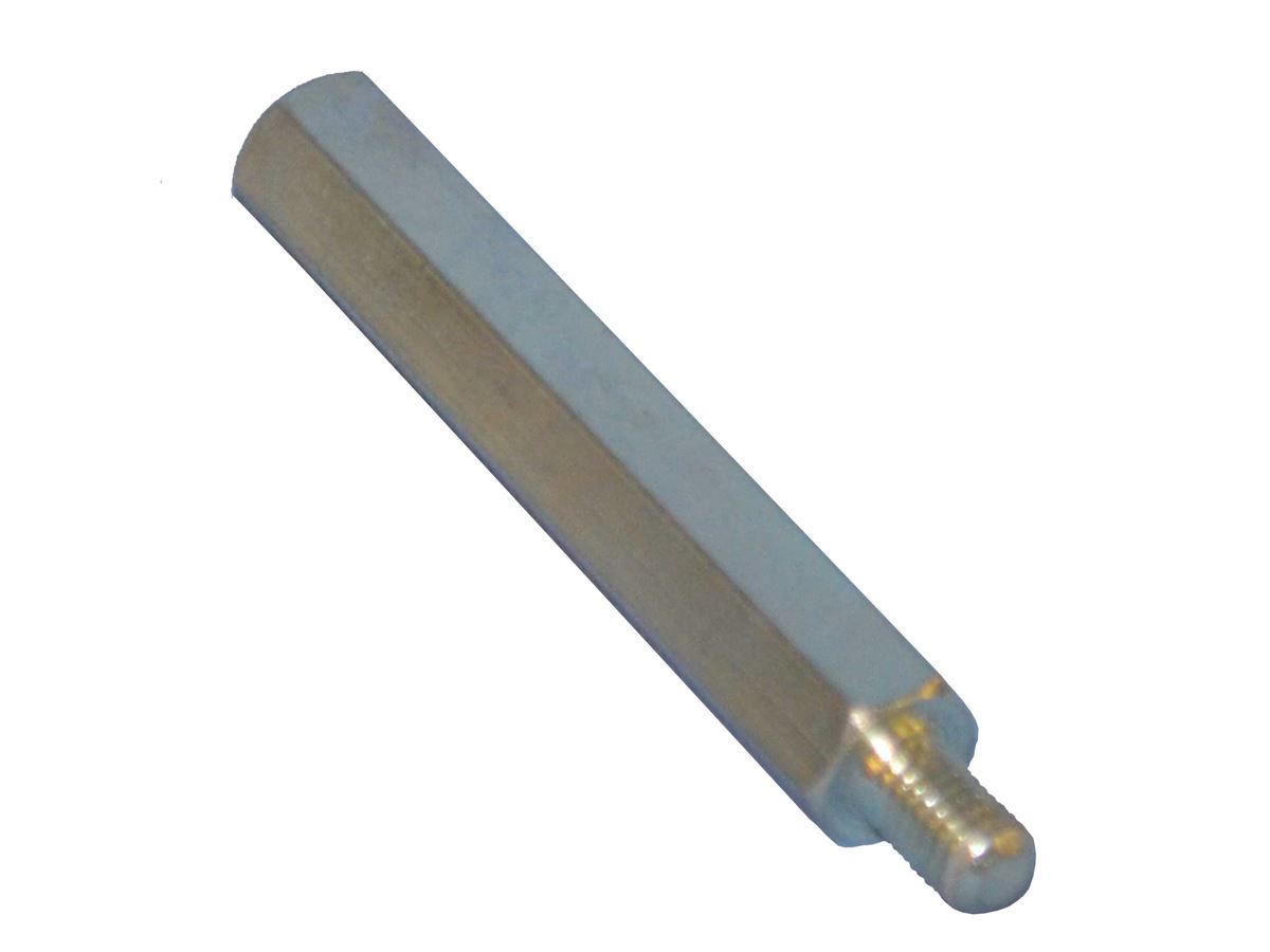 Afstandhouder M6 staal verzinkt