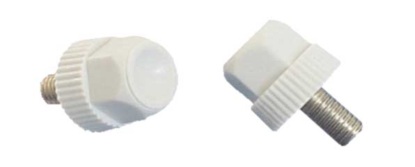 Dopbout kunststof met stalen draadbus