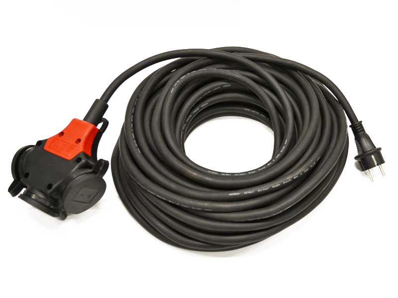 Verlengsnoer Tripel H07RN-F IP44